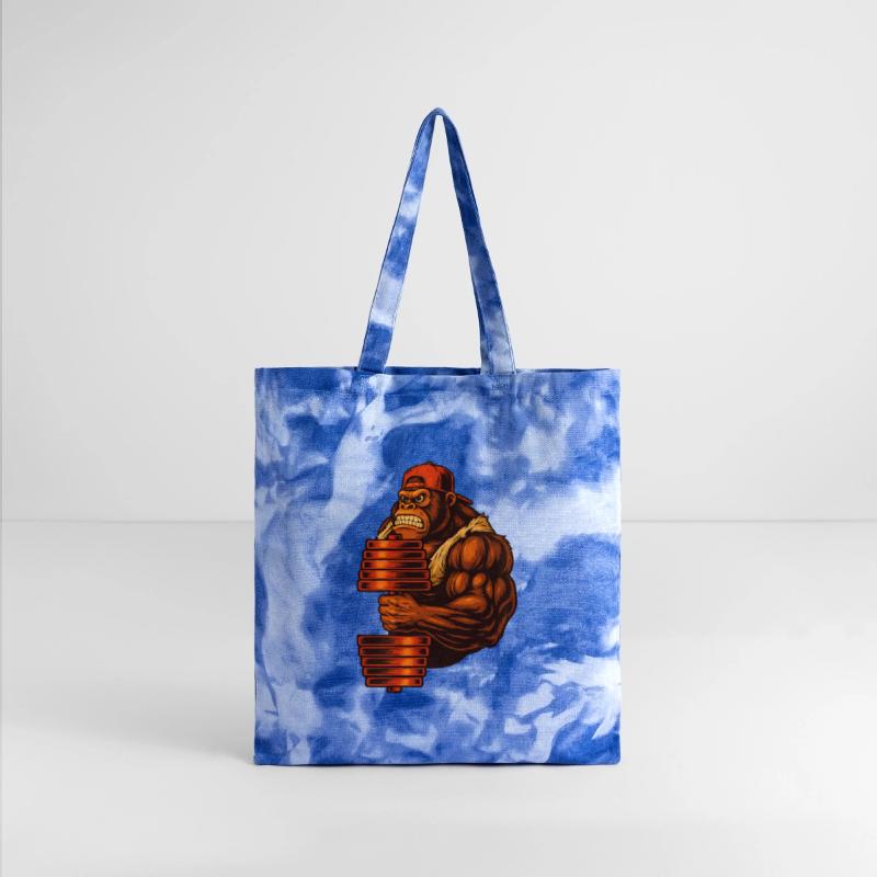 Tough Gorilla with Stack of Blocks