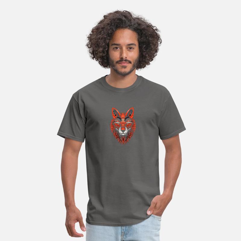 Tribal Wolf Head Native American Bohemian Wolves