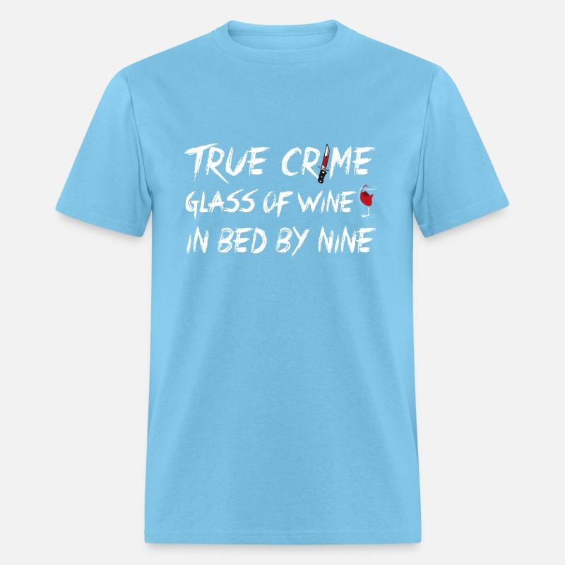 True Crime Glass Of Wine In Bed By Nine Blood Knif