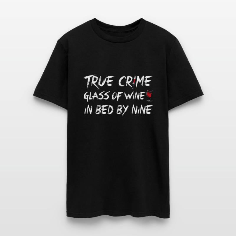 True Crime Glass Of Wine In Bed By Nine Blood Knif