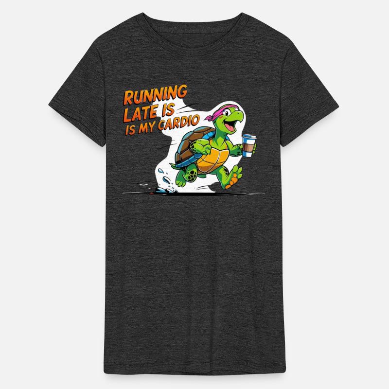 Turtle Running Late with Coffee