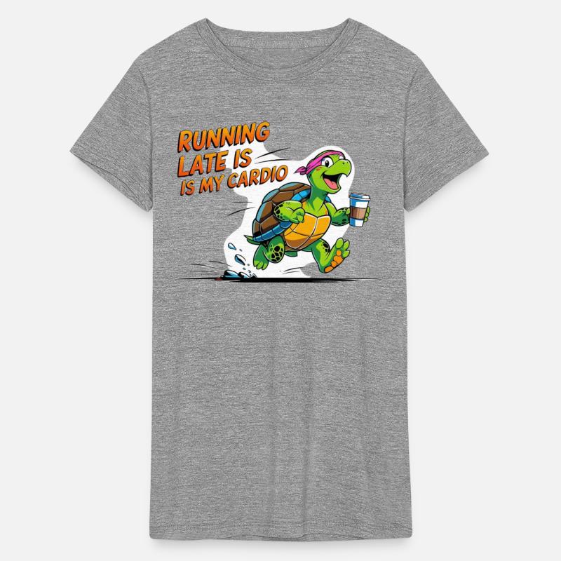 Turtle Running Late with Coffee