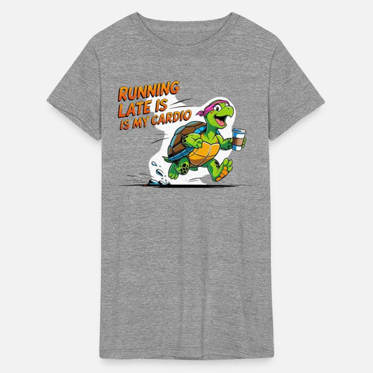 Turtle Running Late with Coffee