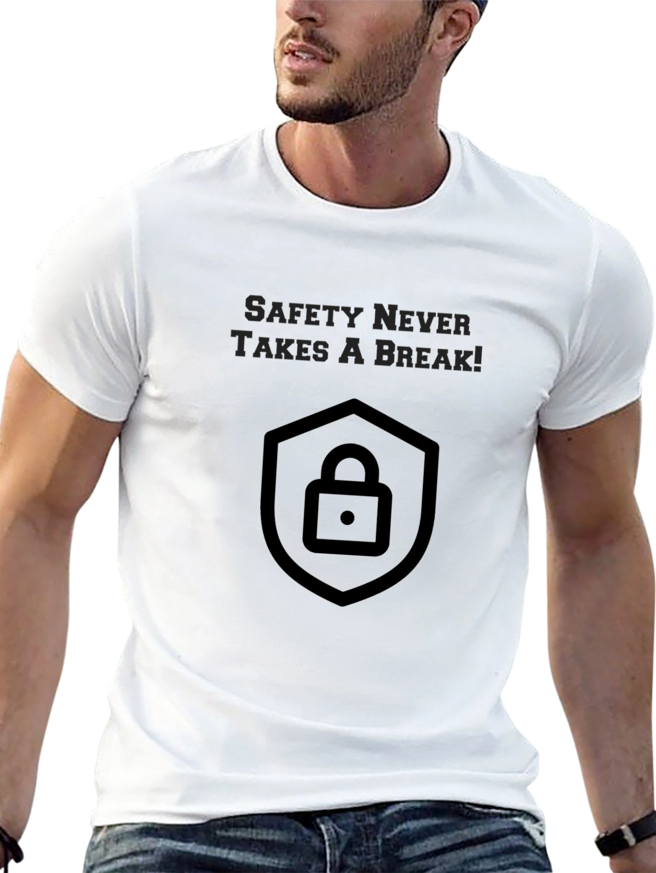 Safety Never Takes a Break! Graphic T-Shirt