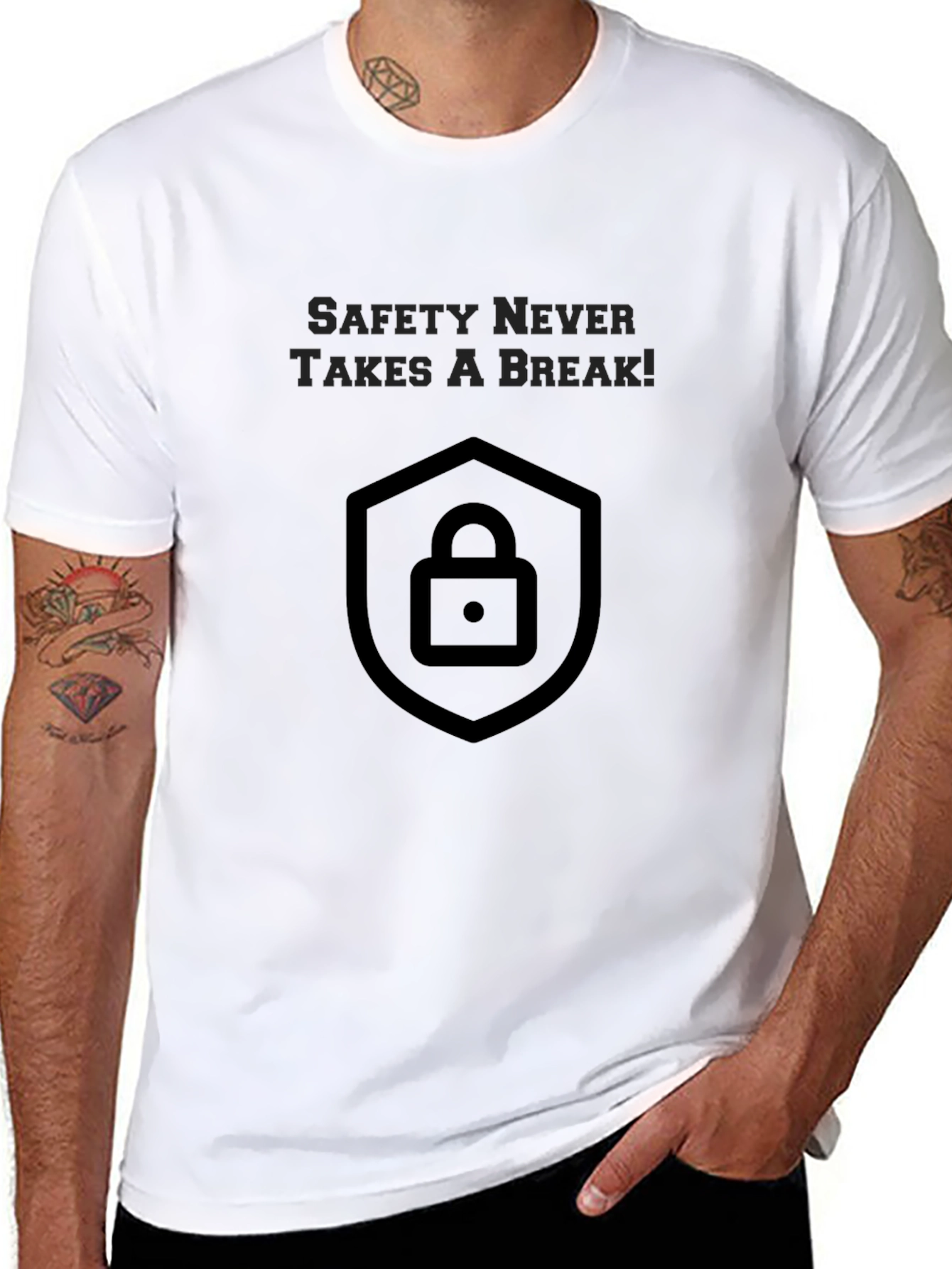 Safety Never Takes a Break! Graphic T-Shirt