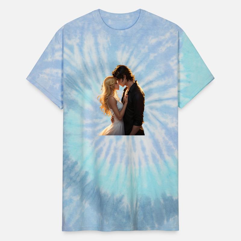 Two contrasting characters in a romantic midnig