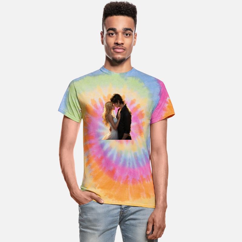 Two contrasting characters in a romantic midnig