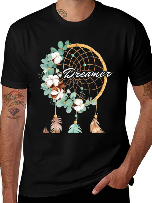 Dreamer Dreamcatcher T-Shirt Boho Style