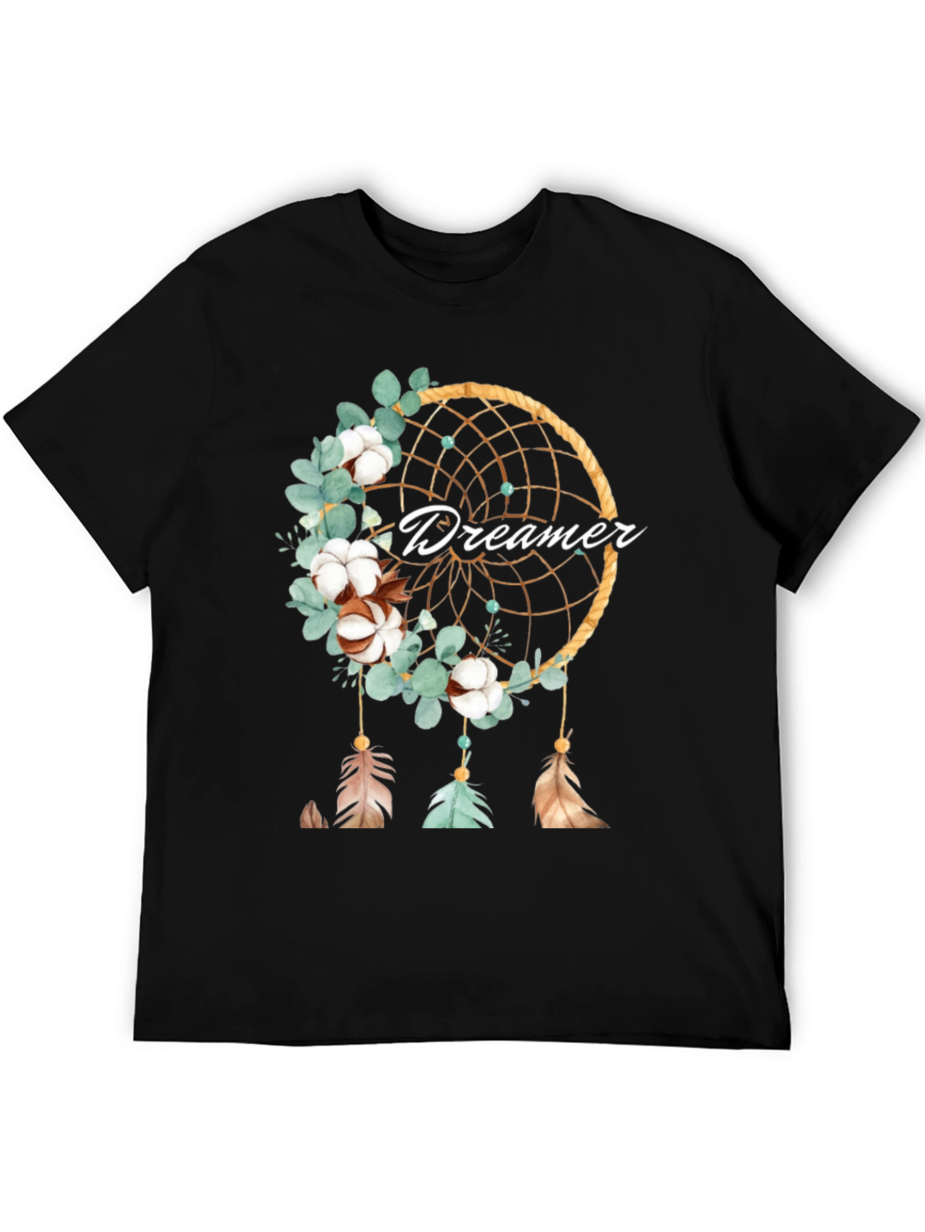 Dreamer Dreamcatcher T-Shirt Boho Style
