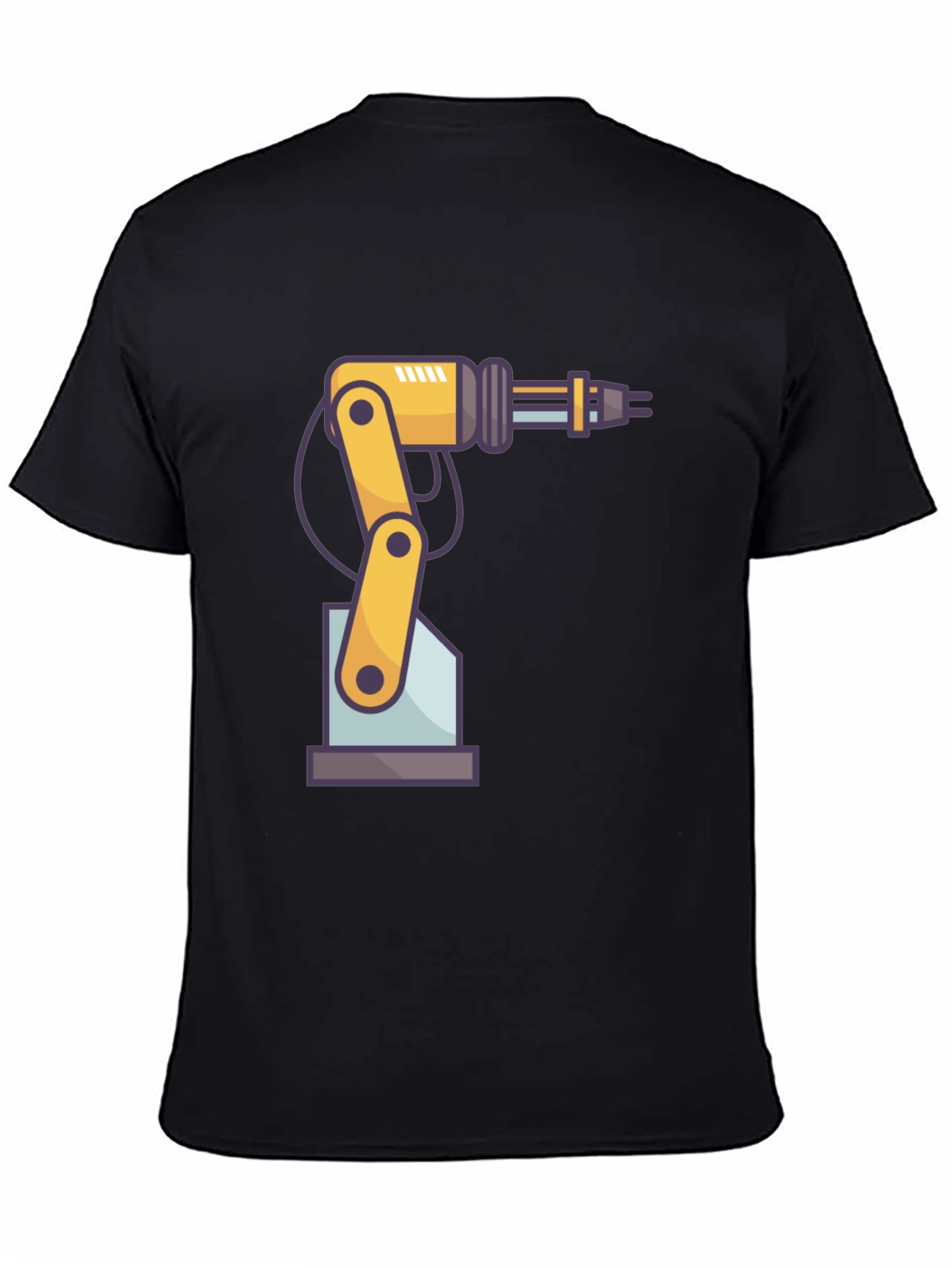 Robotic Arm Graphic T-Shirt - Cool Tech Design