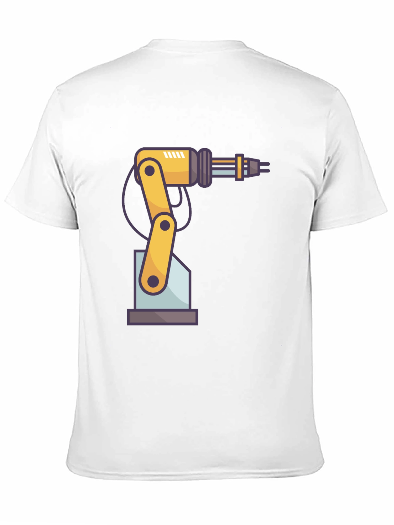 Robotic Arm Graphic T-Shirt - Cool Tech Design