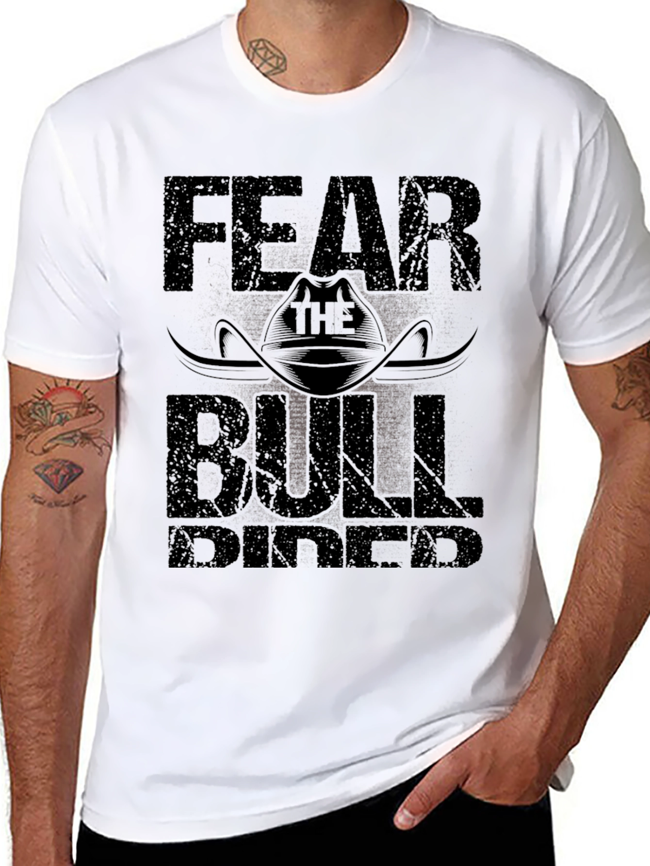 Fear the Bull Rider Graphic Tee