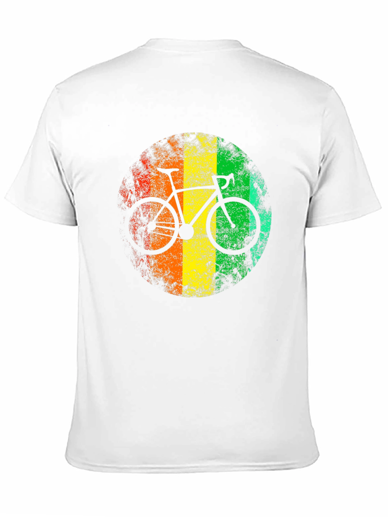 Retro Rasta Bike Graphic Tee - Black