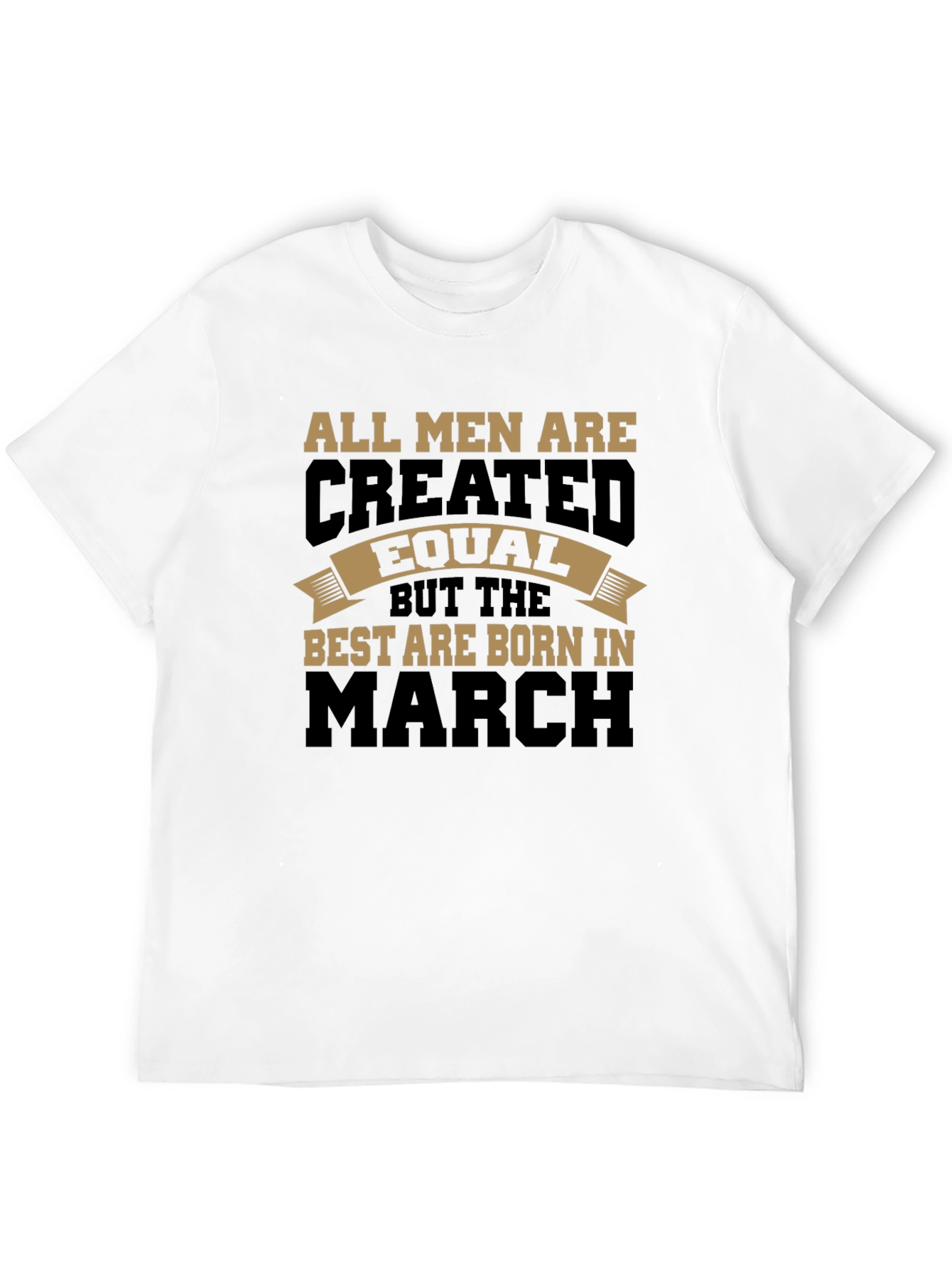 Mens Born in March Graphic T-Shirt