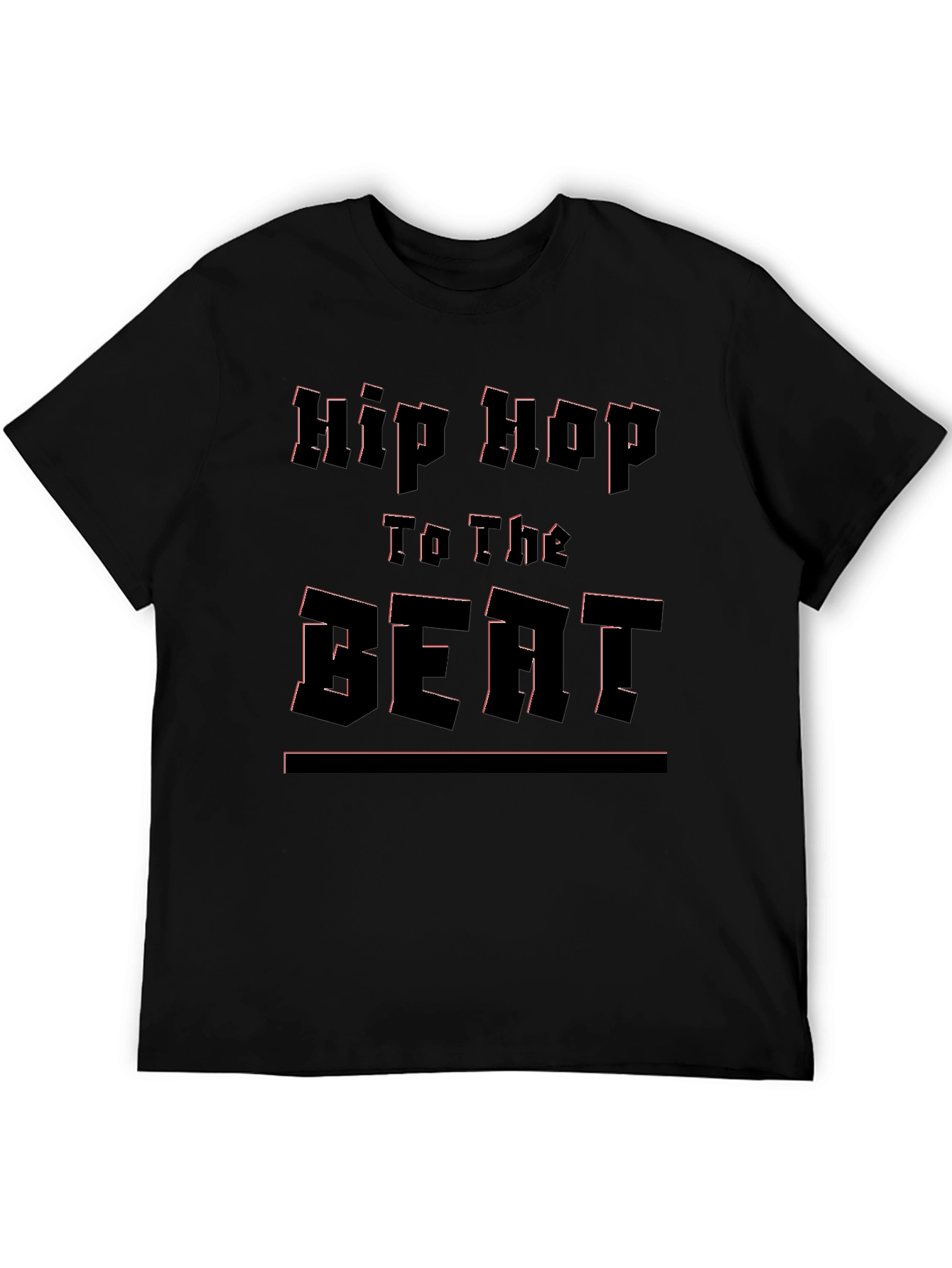 Hip Hop To The Beat Black T-Shirt