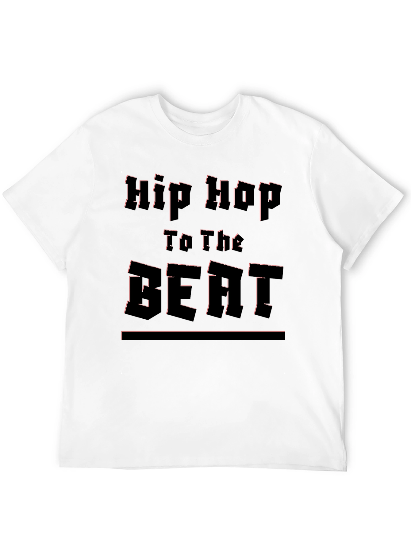 Hip Hop To The Beat Black T-Shirt