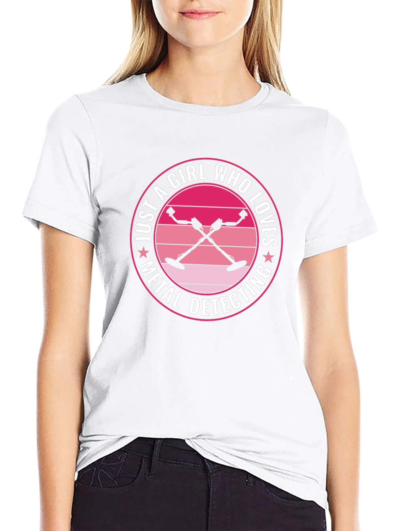 Metal Detecting Girl T-Shirt Gift