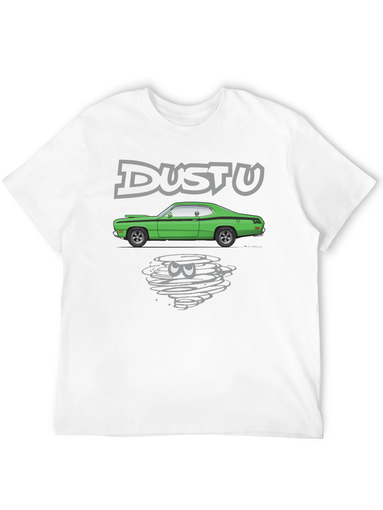 Duster Car Graphic Black T-Shirt