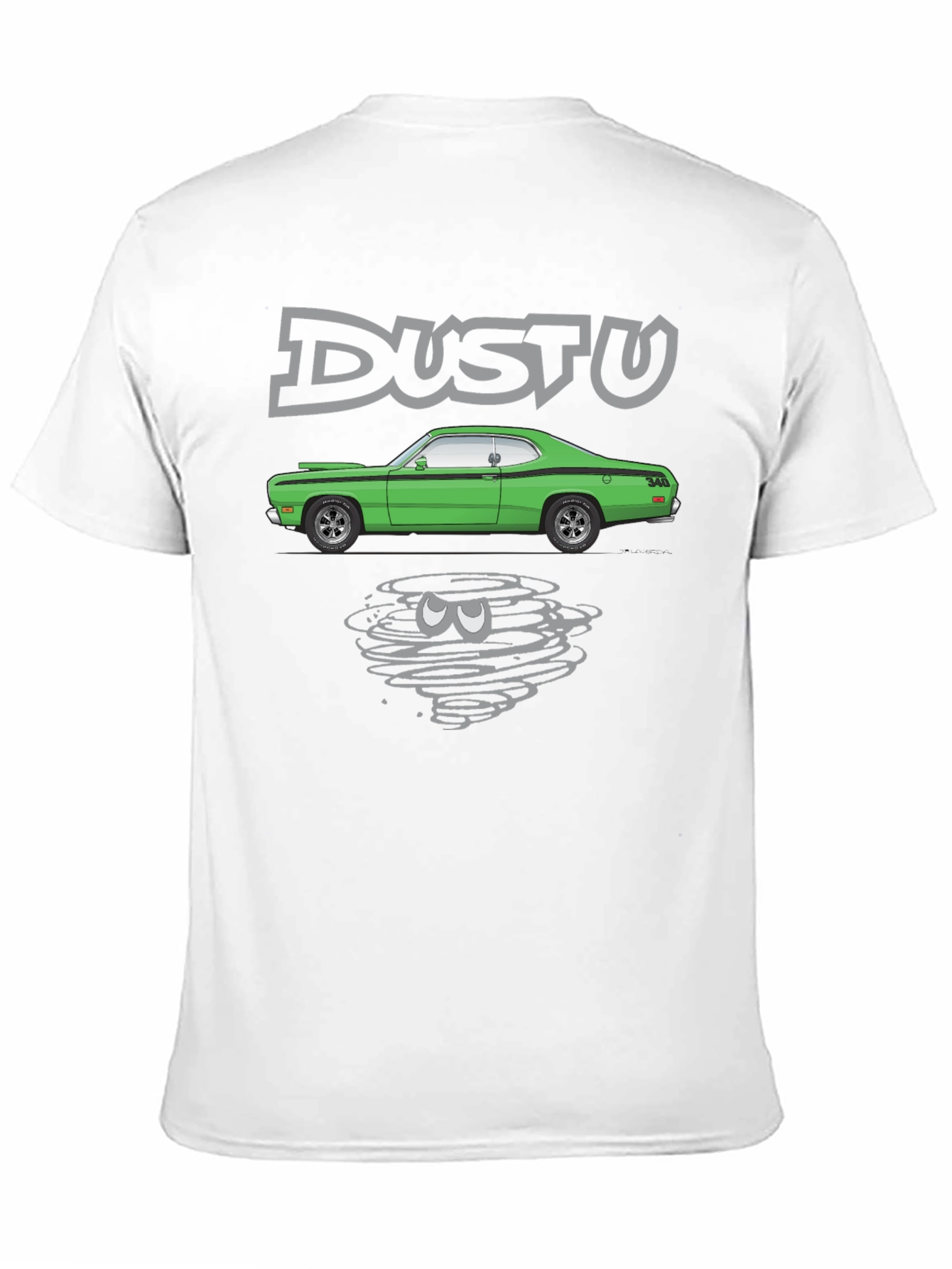 Duster Car Graphic Black T-Shirt