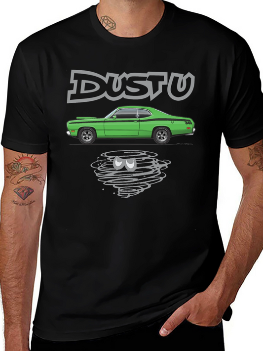 Duster Car Graphic Black T-Shirt