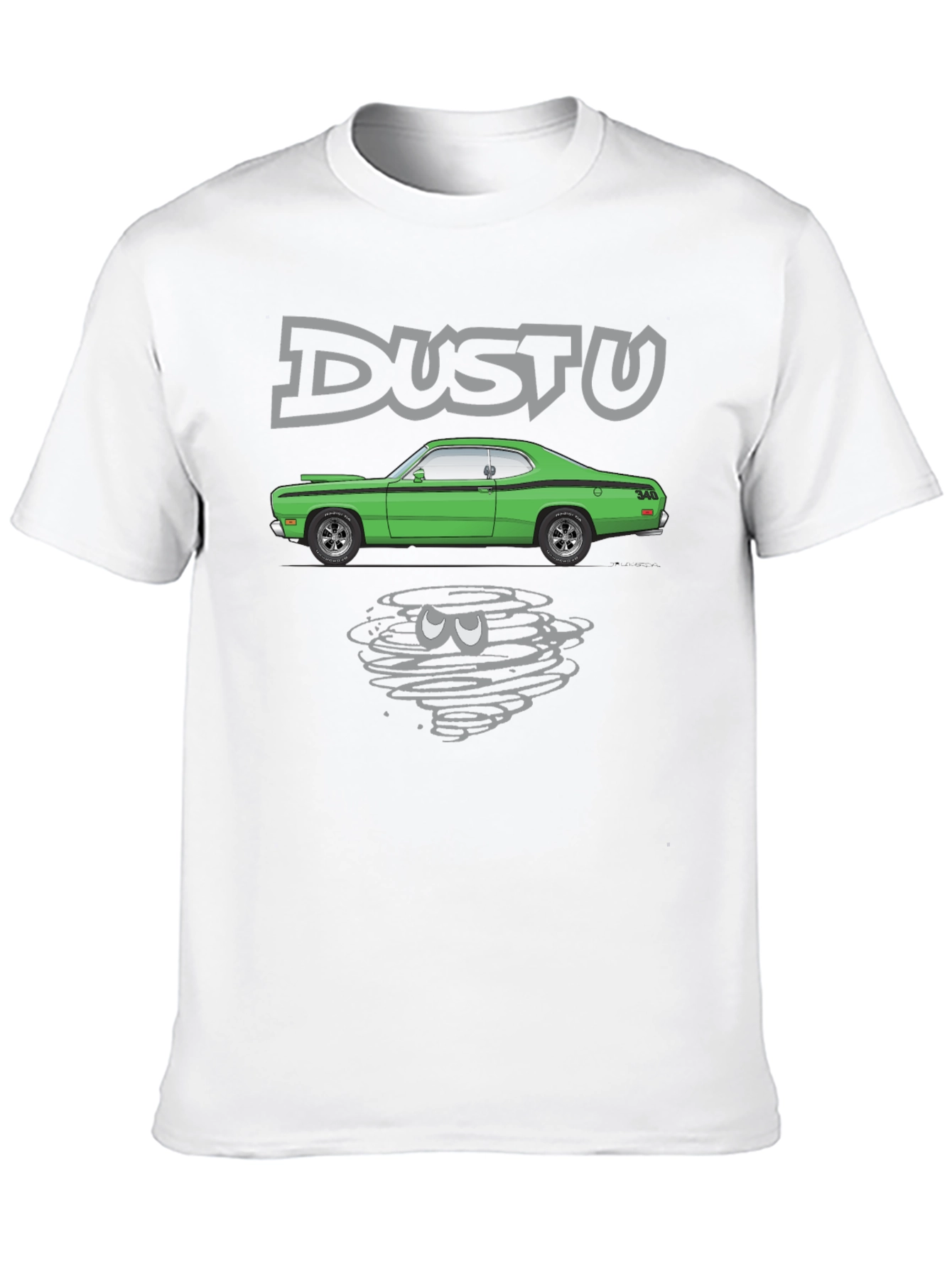 Duster Car Graphic Black T-Shirt