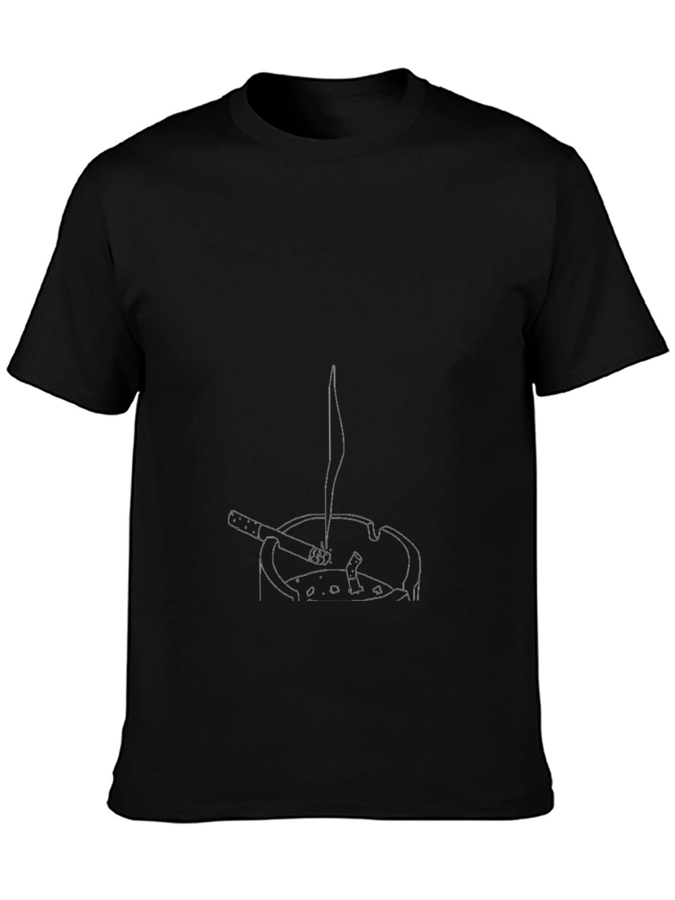 Ashtray Graphic T-Shirt - Smokers Fashion Tee