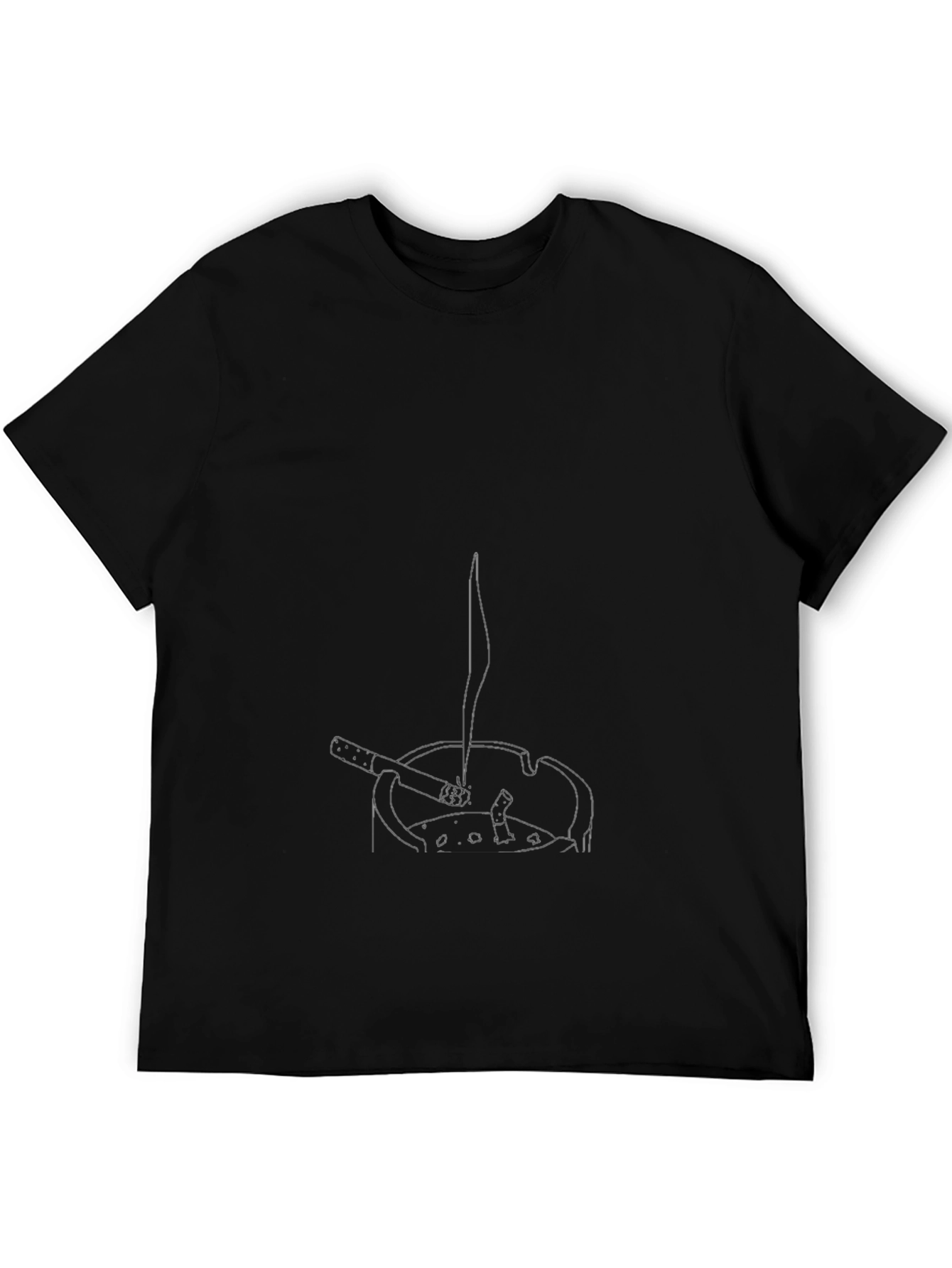 Ashtray Graphic T-Shirt - Smokers Fashion Tee