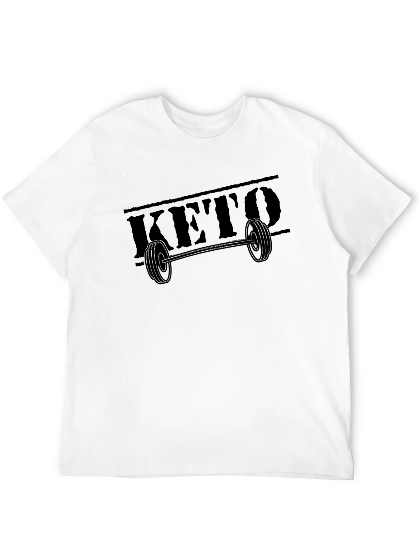 Keto Barbell Black T-Shirt