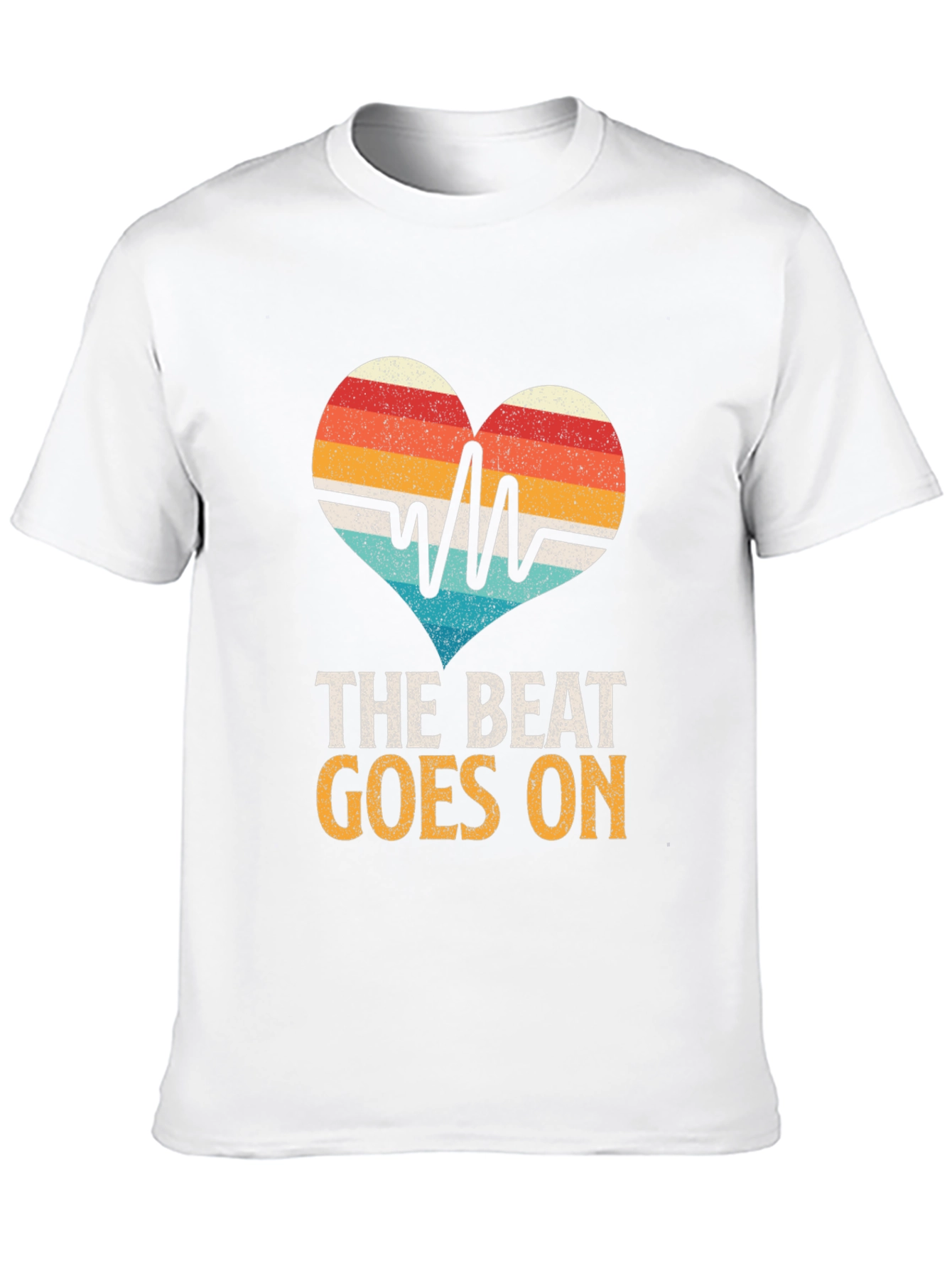 The Beat Goes On Heartbeat T-Shirt
