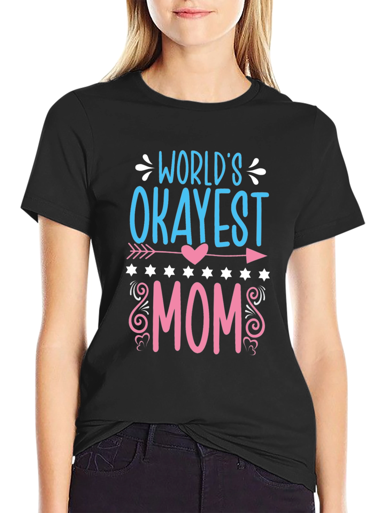 Worlds Okayest Mom T-Shirt