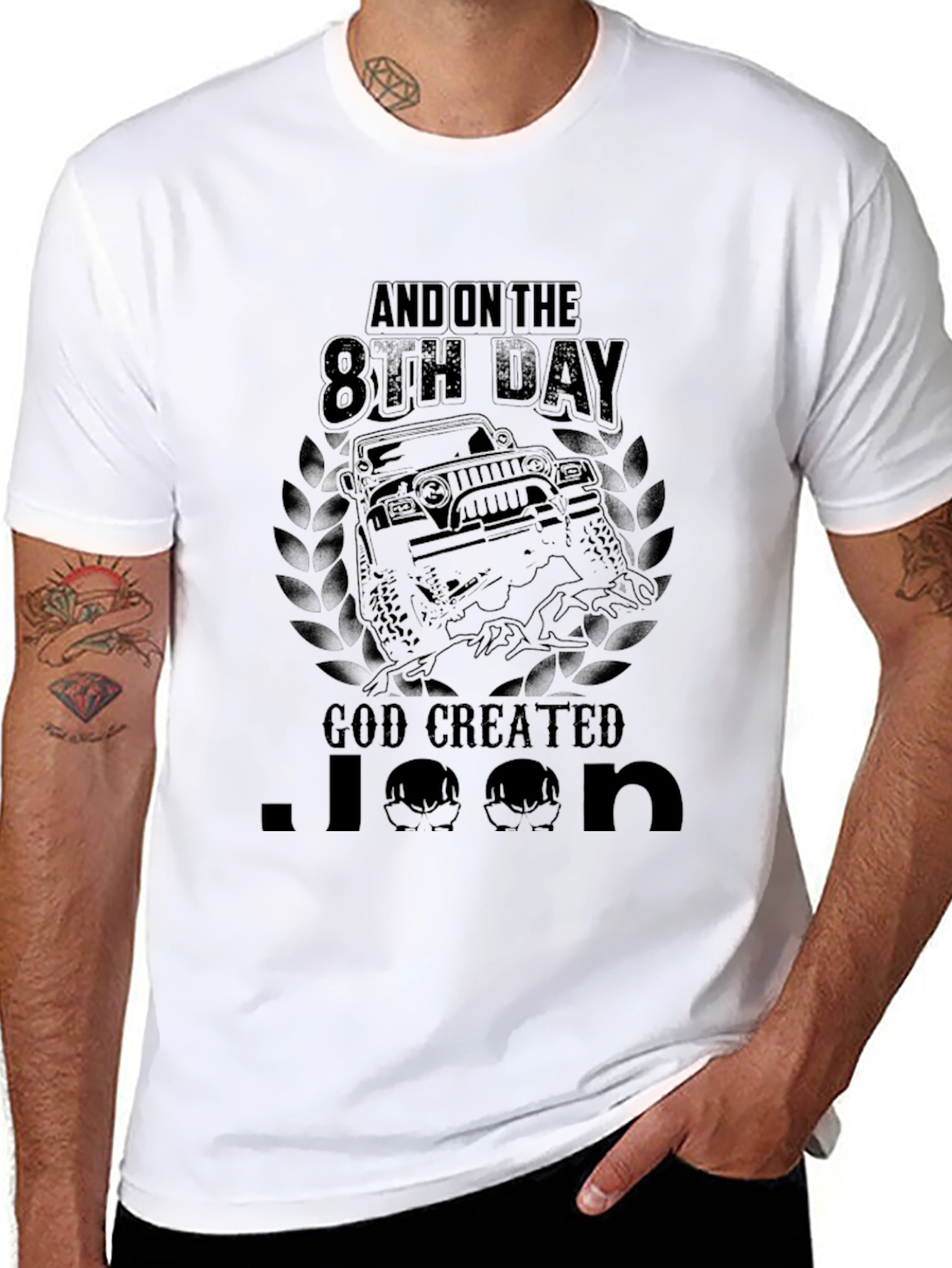 And on the 8th Day God Created Jeep T-Shirt