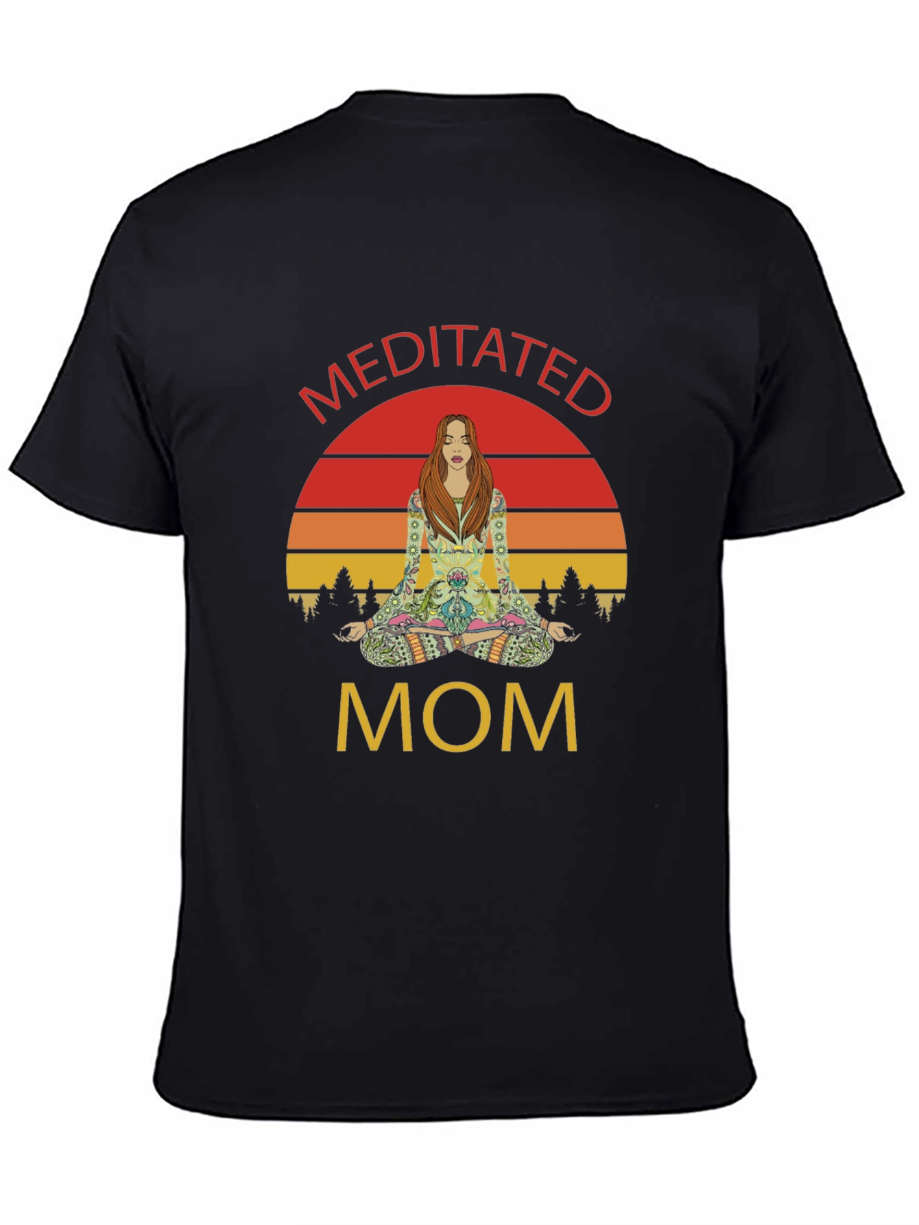 Meditated Mom Graphic T-Shirt