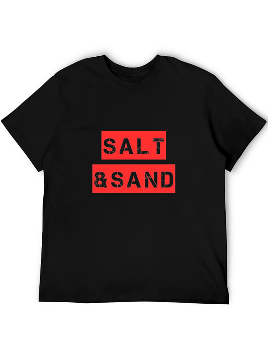 Salt & Sand Graphic Tee - Comfort Fit Black