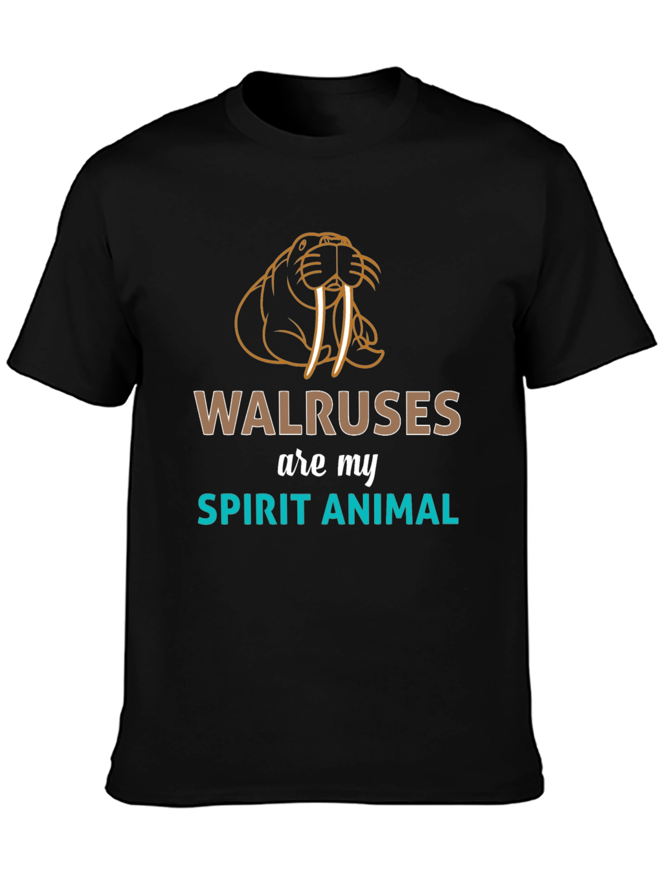 Walrus Spirit Animal Graphic Tee