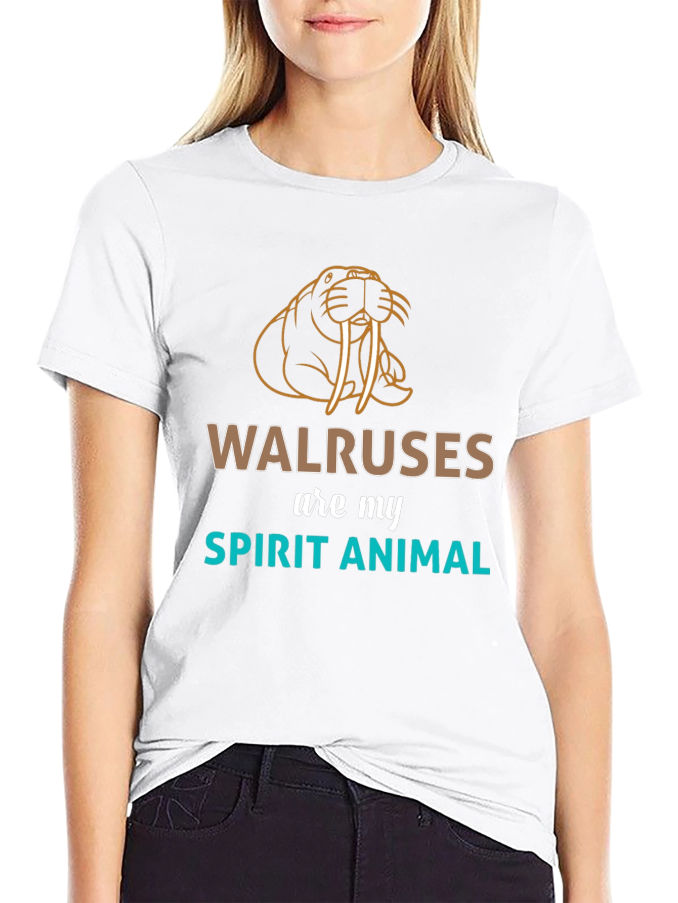 Walrus Spirit Animal Graphic Tee