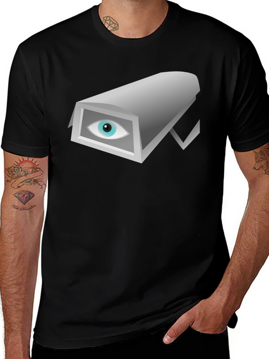 Eye Spy Security Camera Graphic T-Shirt