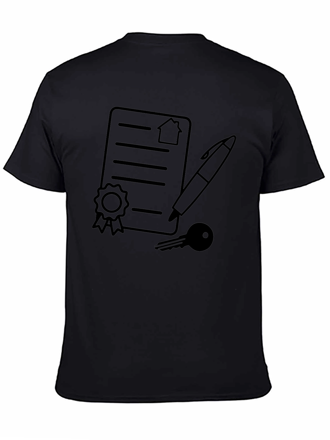 Real Estate Contract T-Shirt: Homeowner Signing Tee