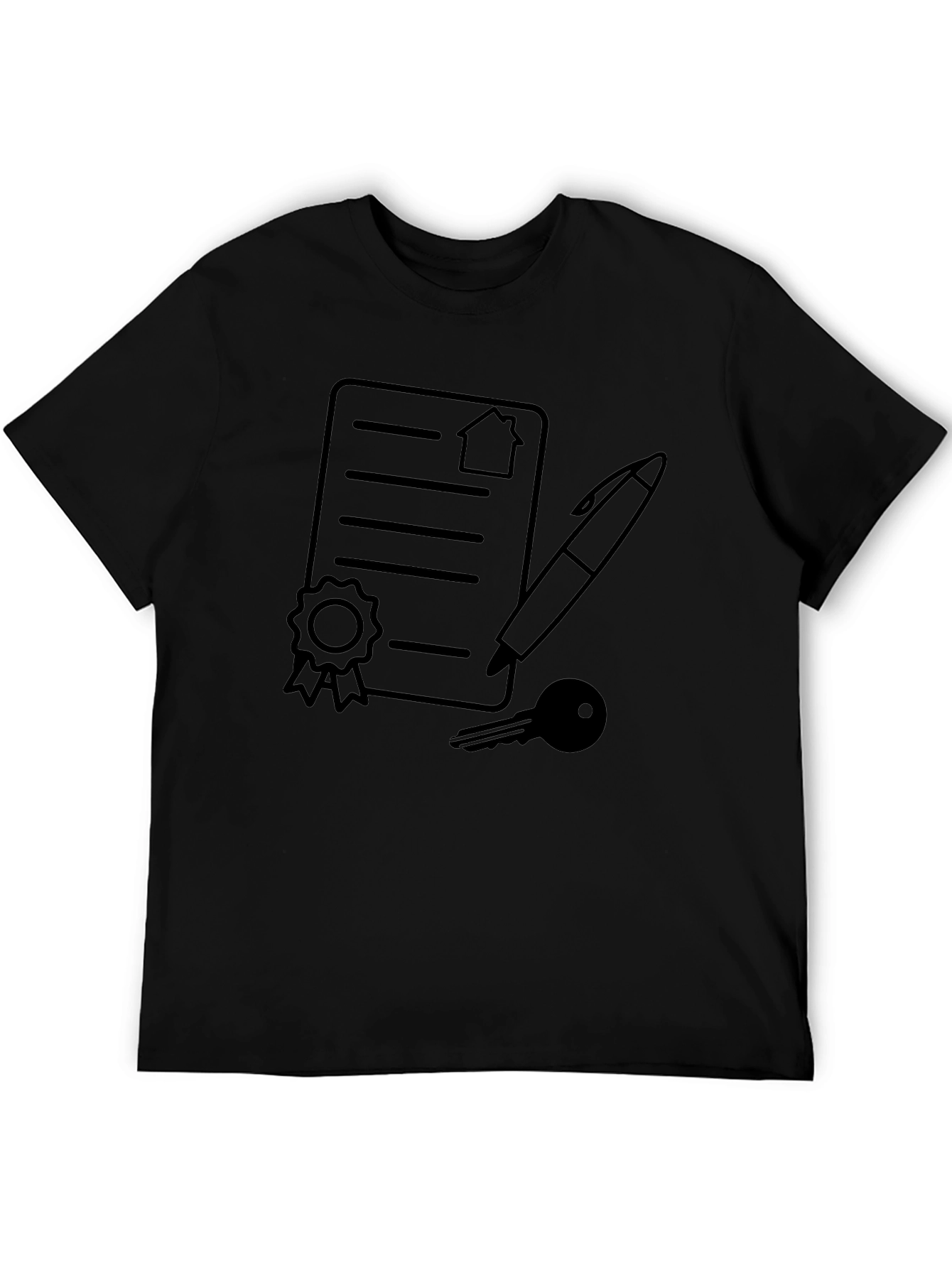 Real Estate Contract T-Shirt: Homeowner Signing Tee
