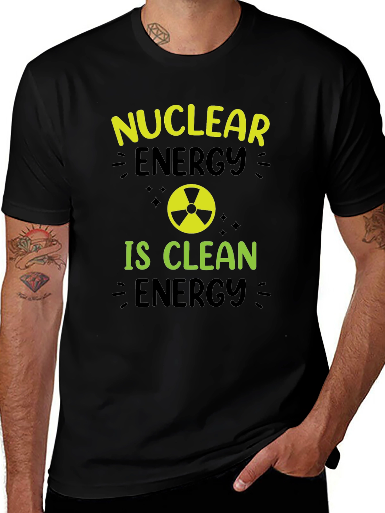 Nuclear Energy is Clean Energy Graphic Tee