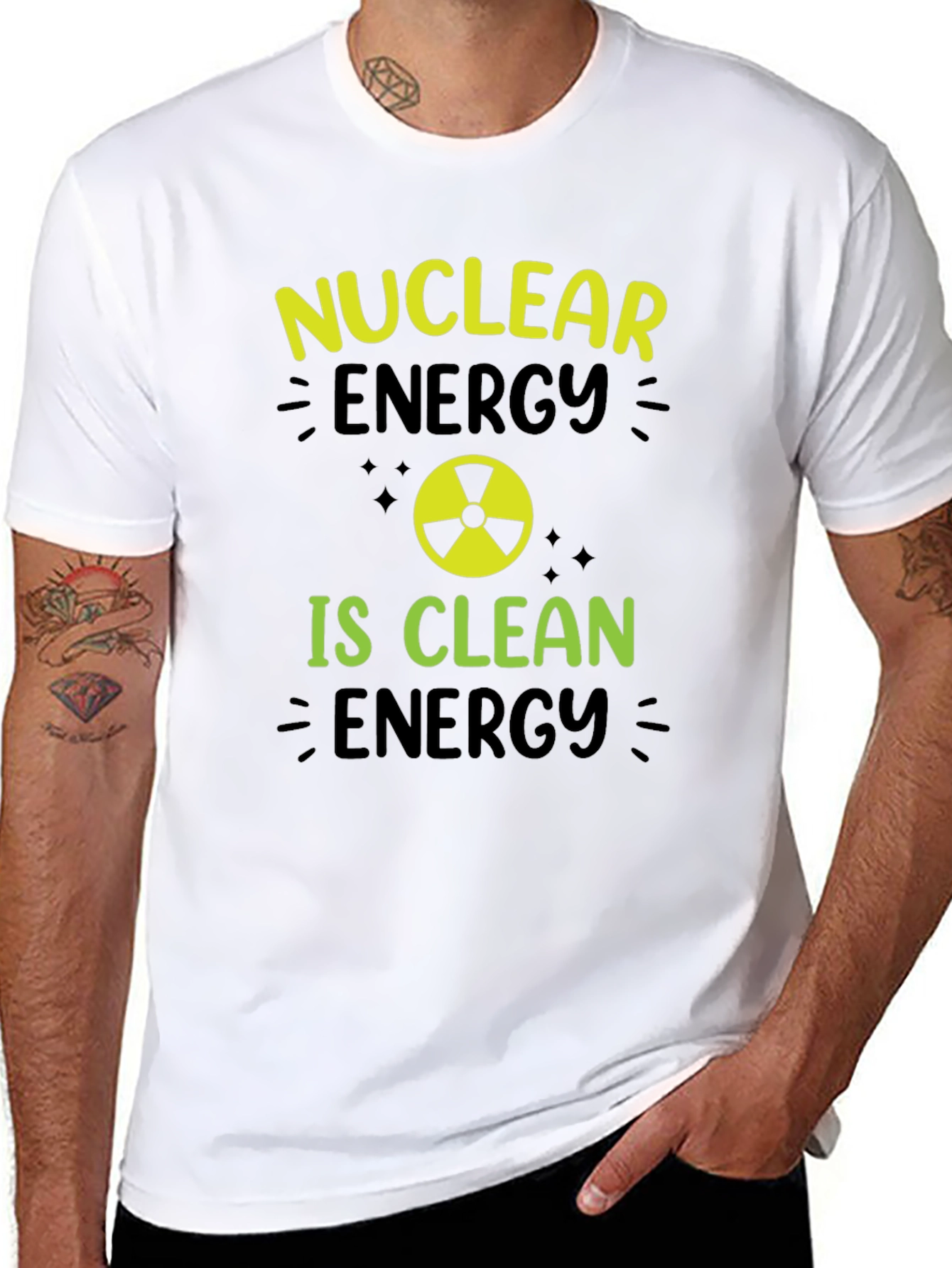 Nuclear Energy is Clean Energy Graphic Tee