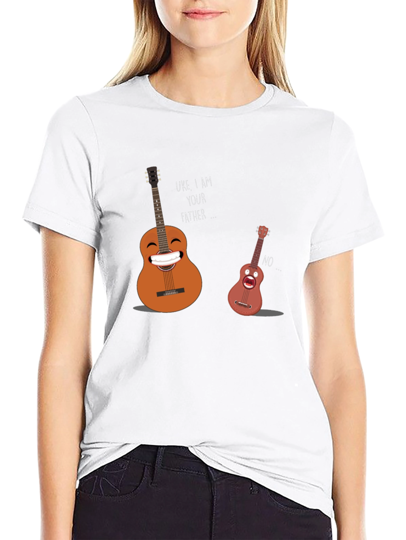 Funny Uke I Am Your Father Graphic T-Shirt