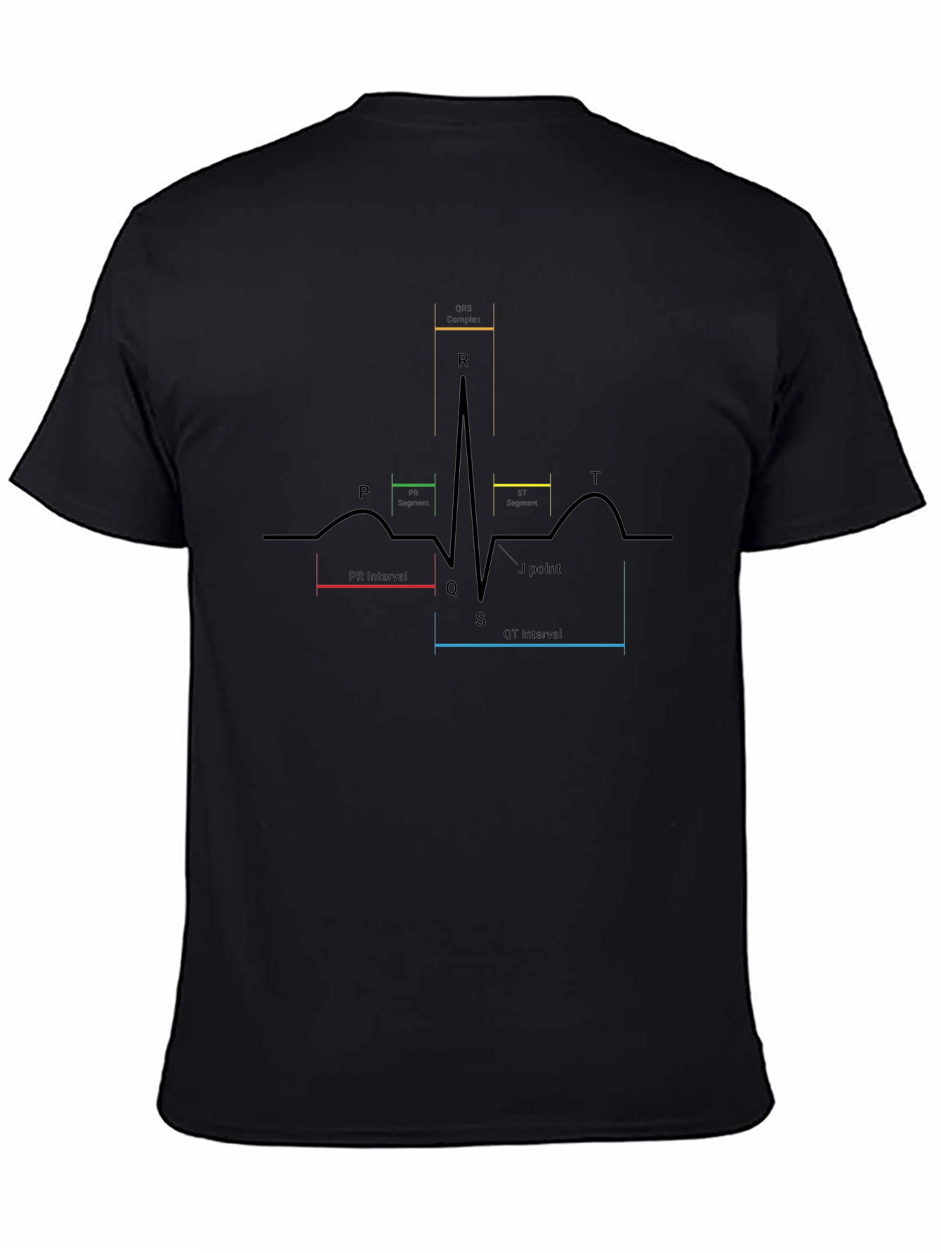 ECG Waveform T-Shirt - Medical Heartbeat Tee
