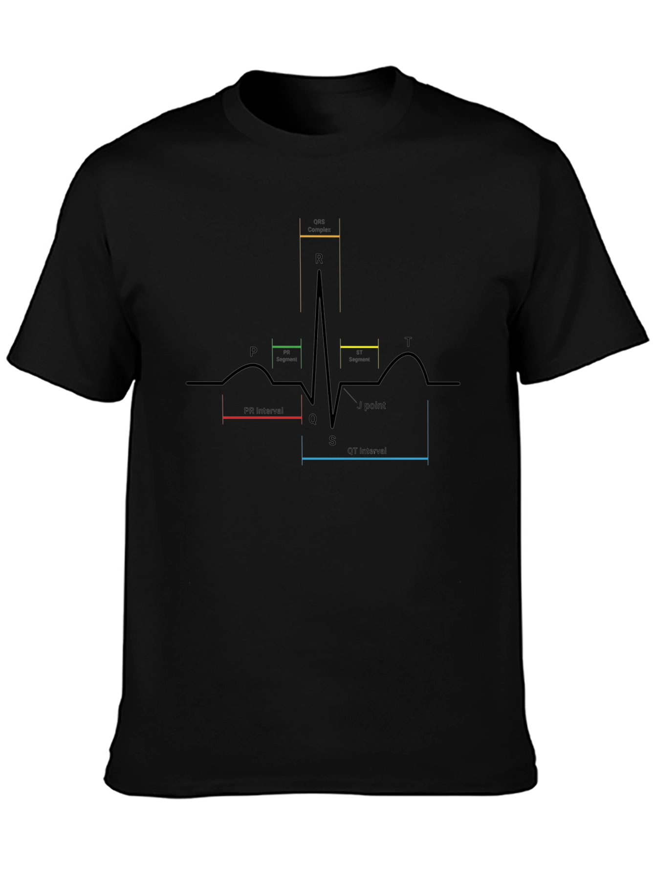 ECG Waveform T-Shirt - Medical Heartbeat Tee