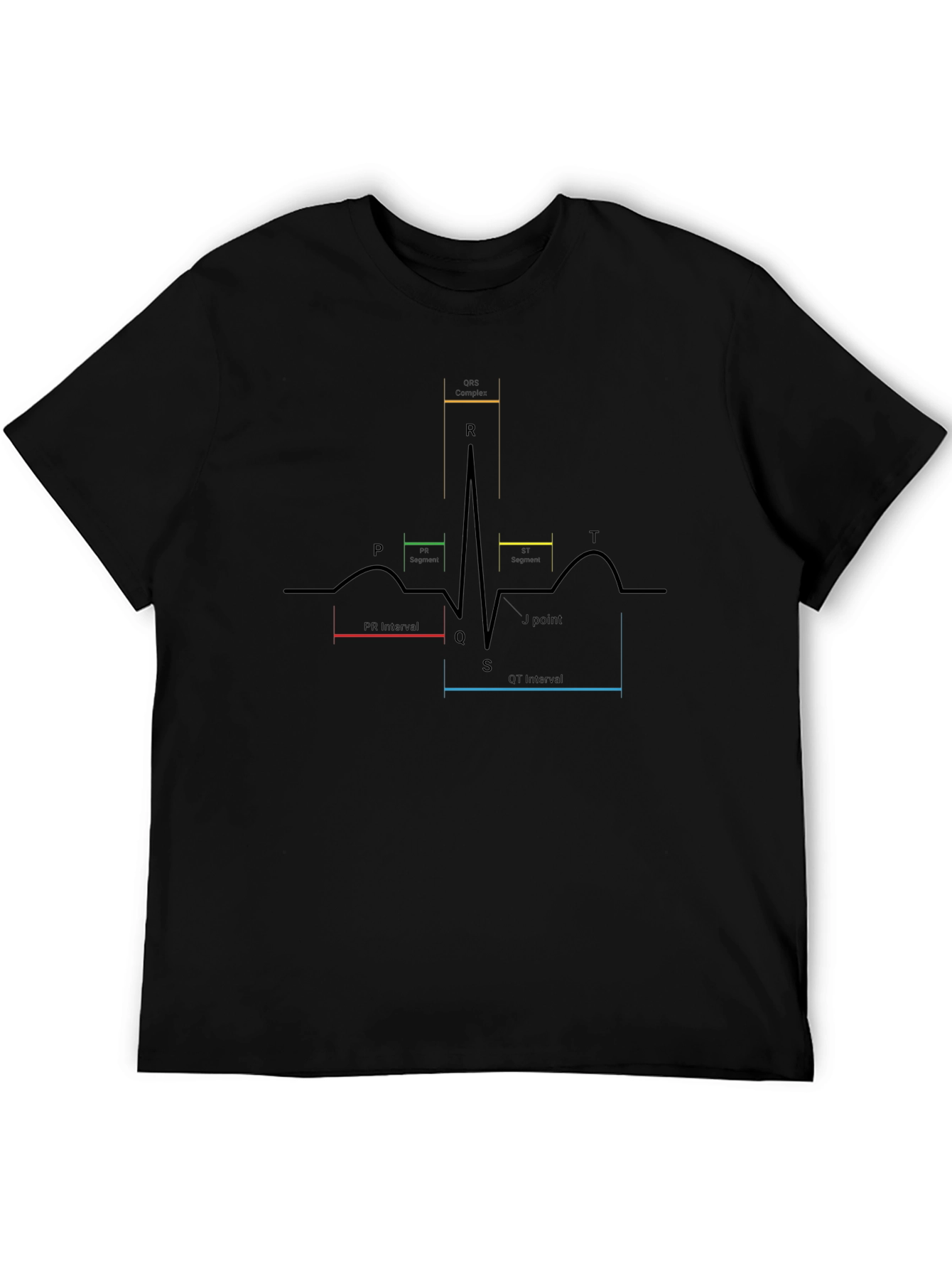 ECG Waveform T-Shirt - Medical Heartbeat Tee