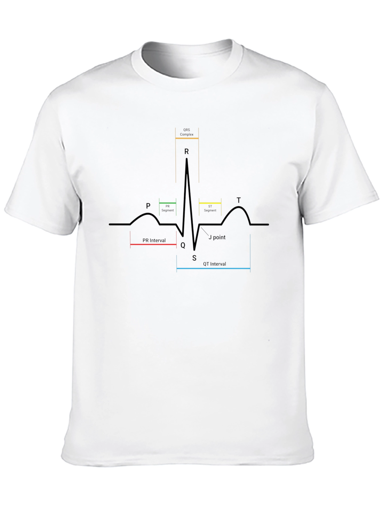 ECG Waveform T-Shirt - Medical Heartbeat Tee