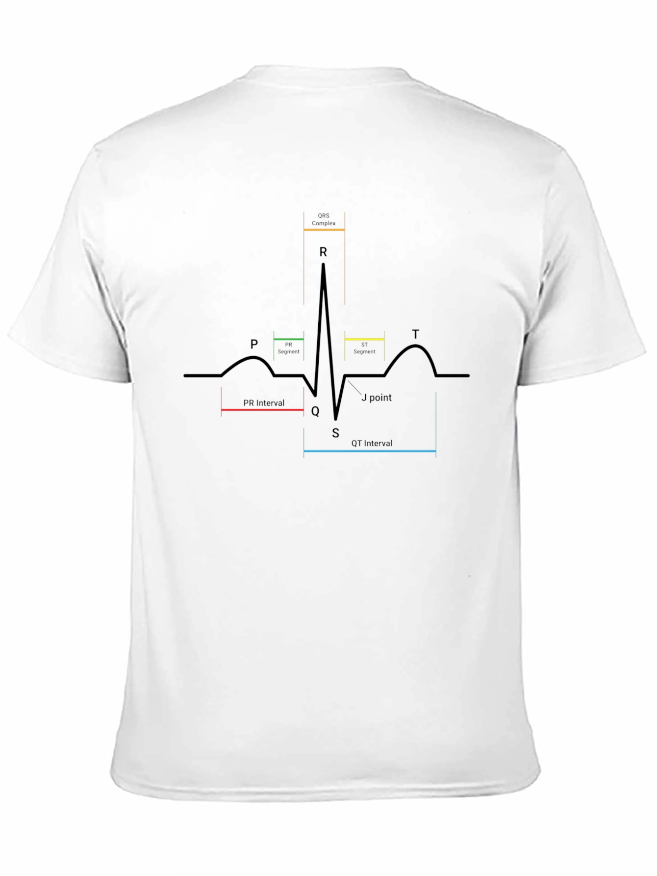 ECG Waveform T-Shirt - Medical Heartbeat Tee