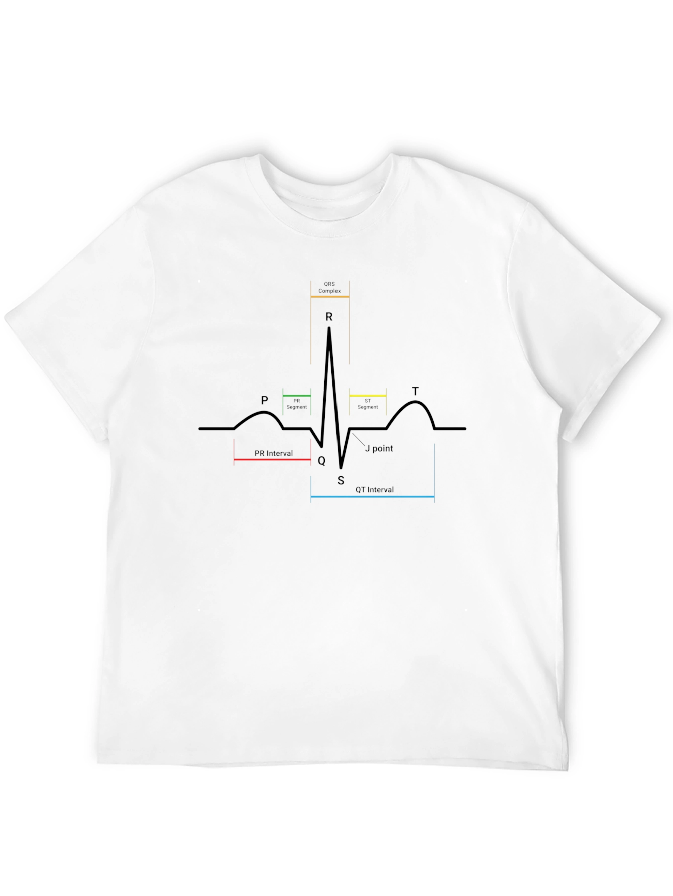 ECG Waveform T-Shirt - Medical Heartbeat Tee