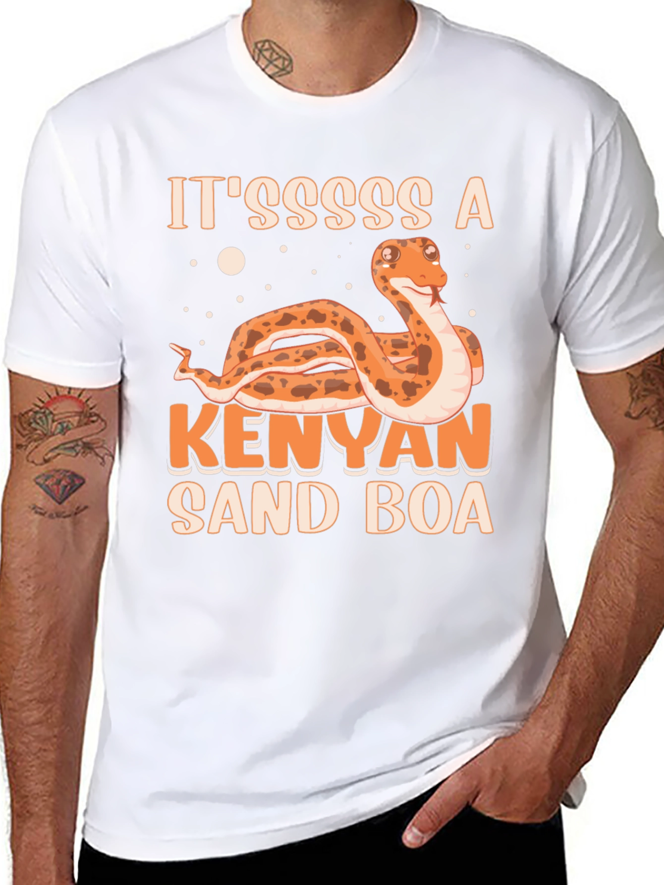 Kenyan Sand Boa T-Shirt - Funny Snake Lover Tee