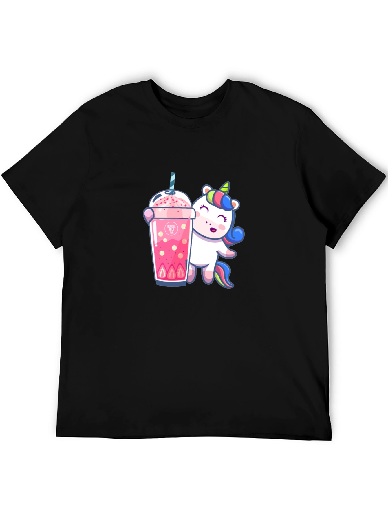 Unicorn Bubble Tea Graphic T-Shirt