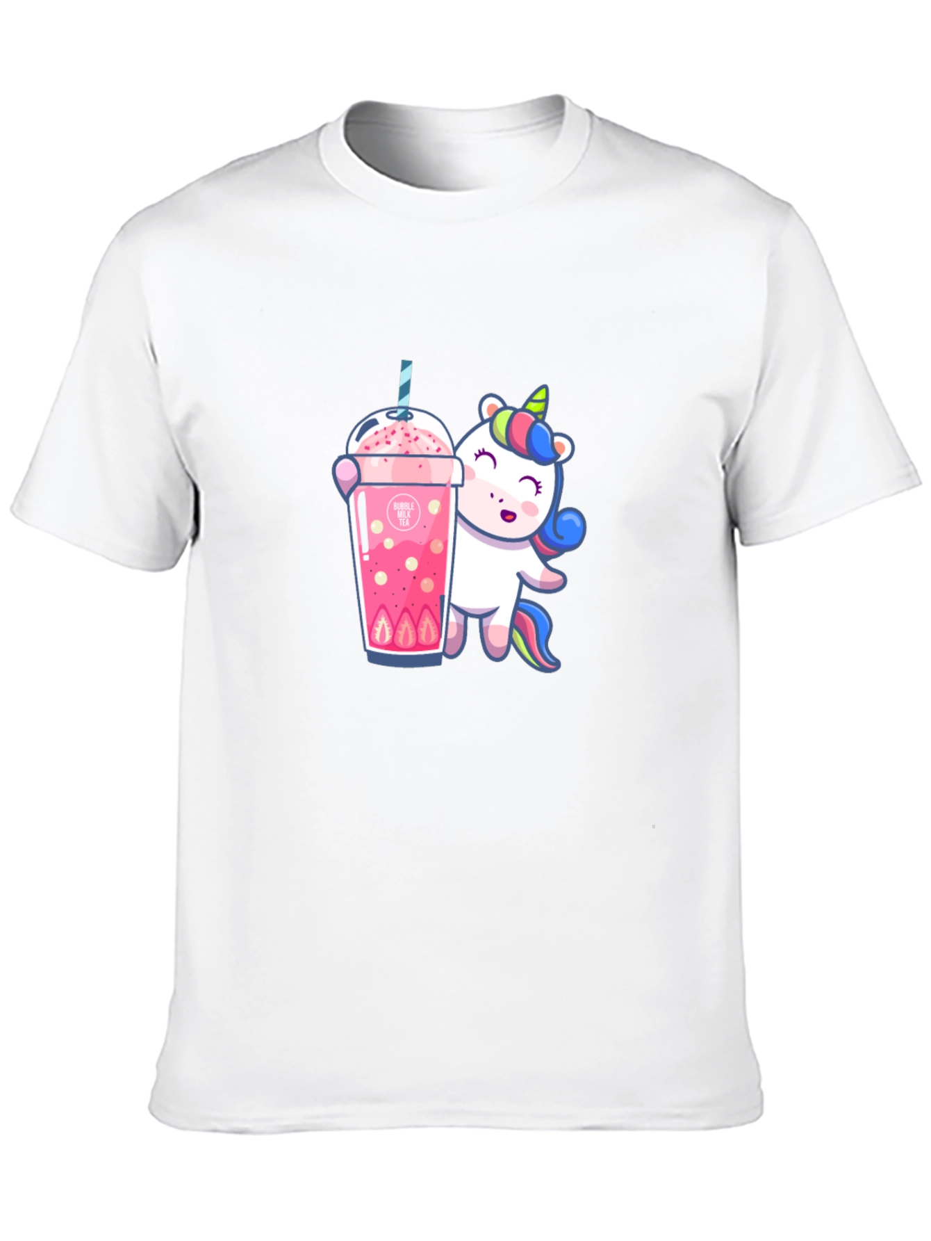Unicorn Bubble Tea Graphic T-Shirt